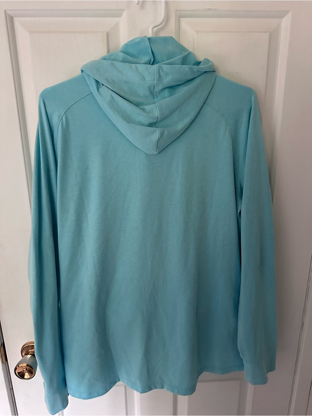 Sun Mountain Women's Light Blue Full-Zip Hoodie Jacket - Picture 3 of 3